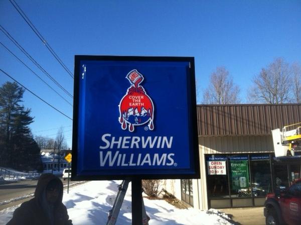 Sherwin Williams sign